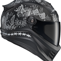 Scorpion Exo Covert Fx Full Face Helmet The Litas 2 White Xs - Black / Large
