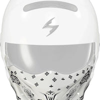 SCORPION EXO Covert Mask Bandana Gloss White Helmet Accessories