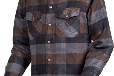 Scorpion Exo Covert Moto Flannel Black/brown/grey Xl - Harddrive Products