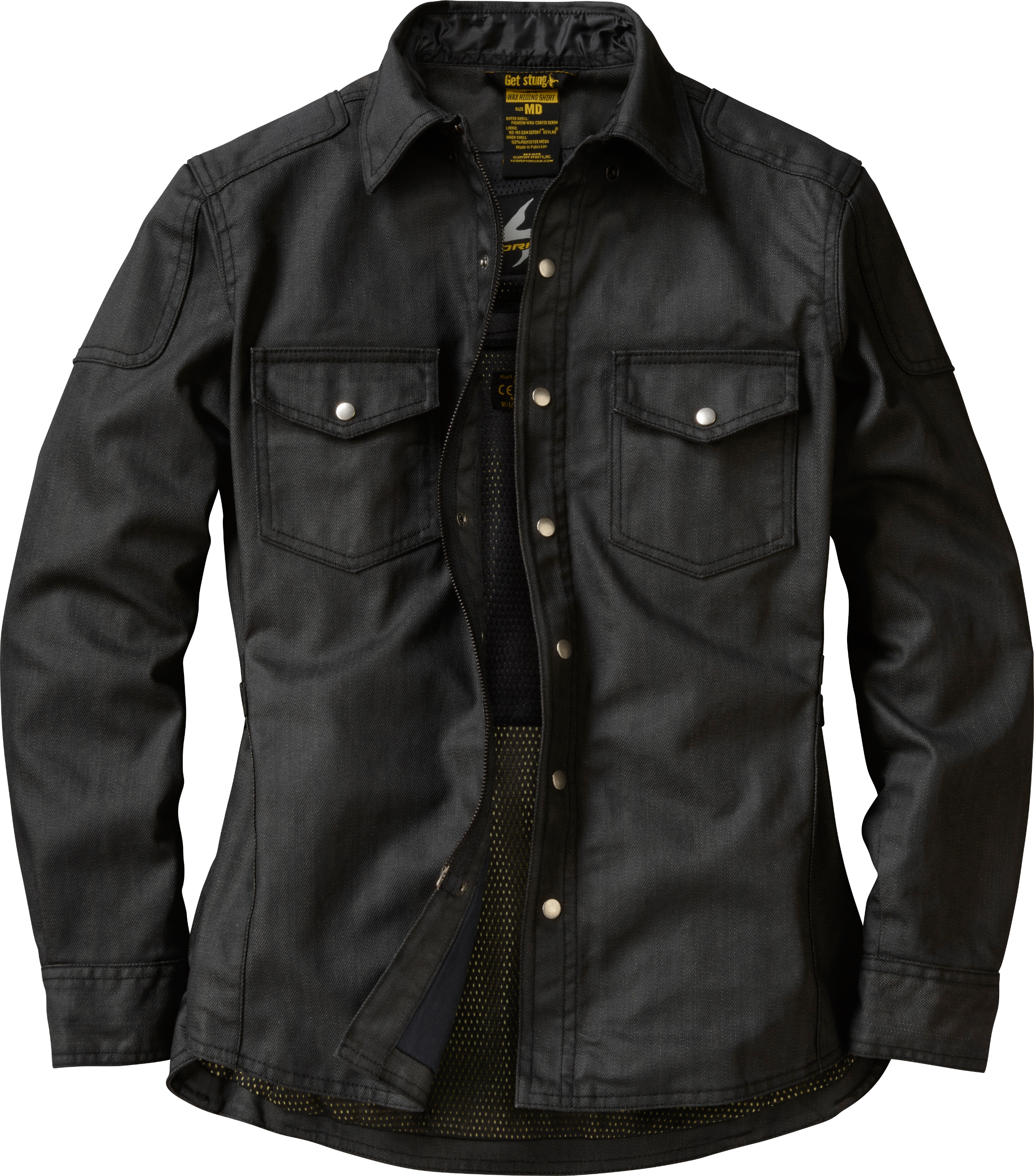 Scorpion Exo Covert Womens Wax Riding Shirt Black Xs - Large - Harddrive Products