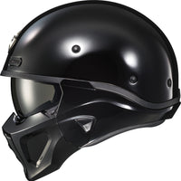 SCORPION EXO Covert X Open Face Helmet Gloss Black Sm - Helmets