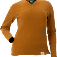 Dsg Cozy Waffle Shirt Fawn Xs - Poppy / 2X-Large