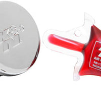 K&n Crankcase Vent Air Filter Direct Mount Chrome Top - Harddrive Products