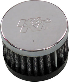 K&n Crankcase Vent Air Filter Direct Mount Chrome Top - Harddrive Products