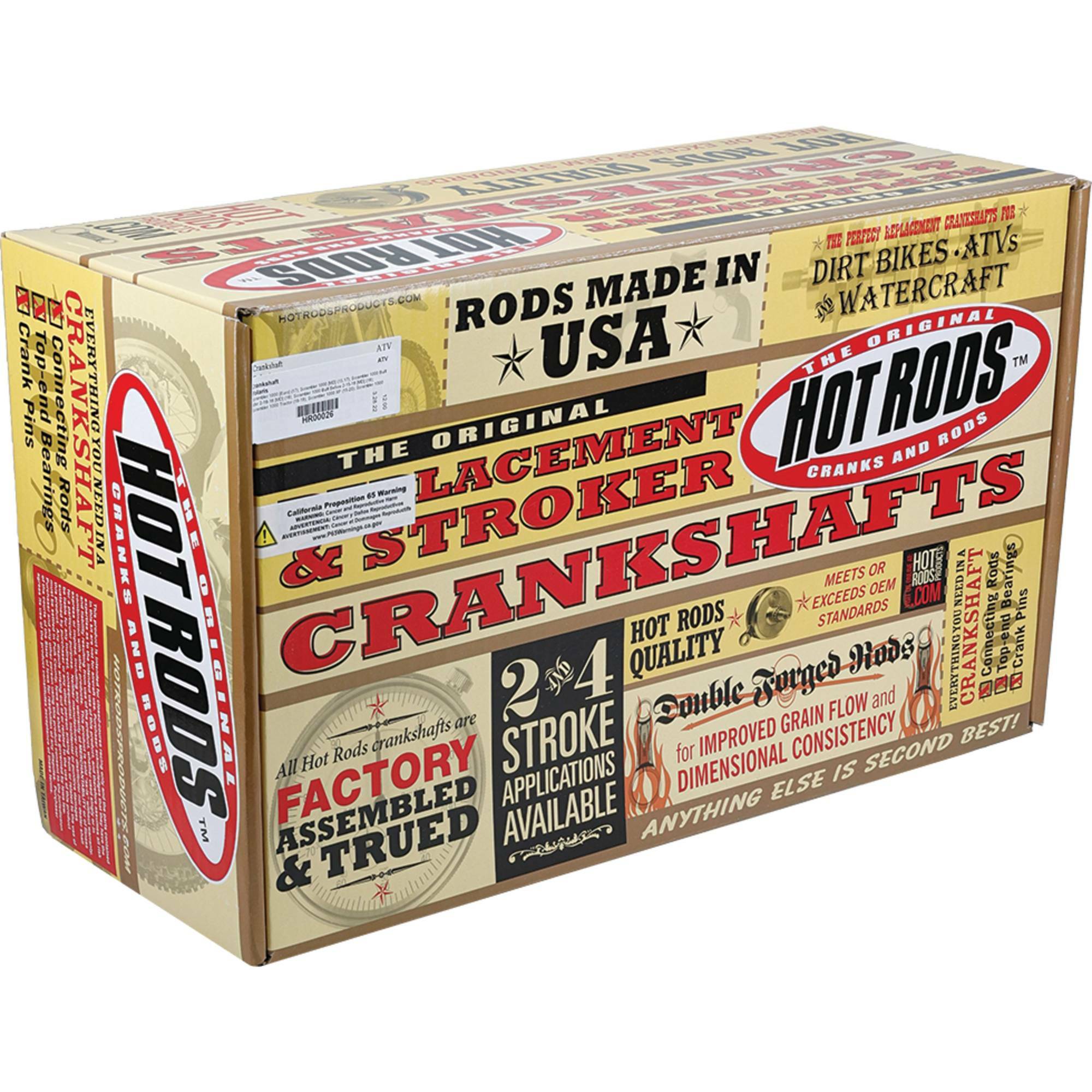 Hot Rods Crankshaft W/rods Pol - Atv Performance Products