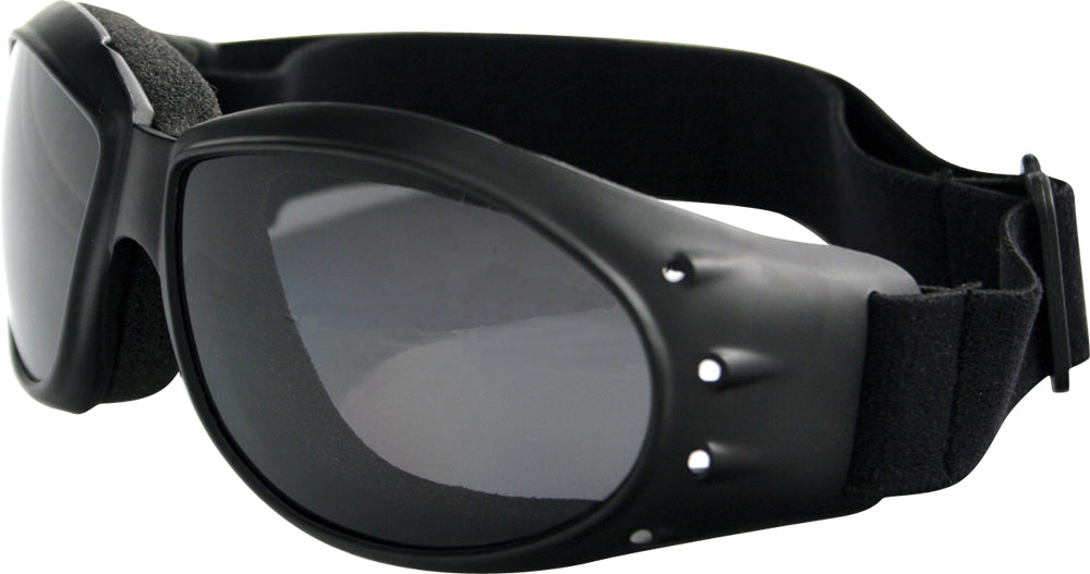 Bobster Cruiser Sunglasses Black W/smoke Reflective Lens - Harddrive Products