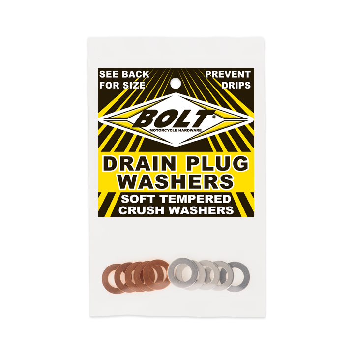 Bolt Crush Washers 10x18mm 10/pk 5 Aluminum & Copper - Tires Wheels