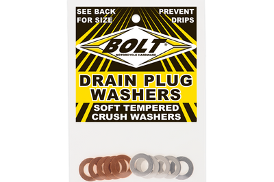 Bolt Crush Washers 10x18mm 10/pk 5 Aluminum & Copper - Tires Wheels