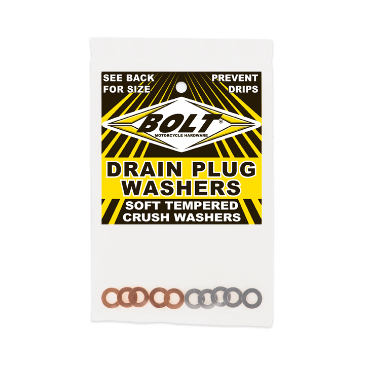 Bolt Crush Washers 6x11mm 10/pk 5 Aluminum & Copper - Tires Wheels