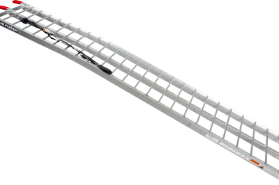 Fire Power Curved Aluminum Ramp 88’’ X 12’’ One Piece - Tires & Wheels