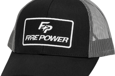 Fire Power Curved Bill Hat Grey/black - Black/Grey - Watercraft Collection