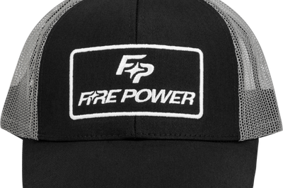 Fire Power Curved Bill Hat Grey/black - Watercraft Collection