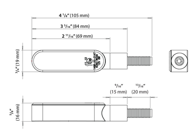 Koso Cyclone Led Turn Signals Sequential Black Pair