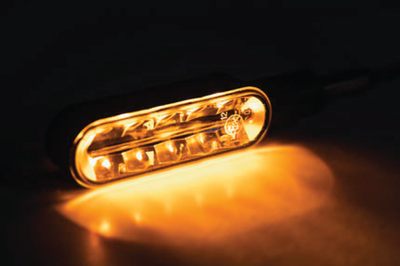 Koso Cyclone Led Turn Signals Sequential Black Pair