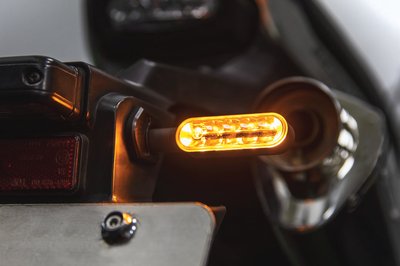 Koso Cyclone Led Turn Signals Sequential Black Pair