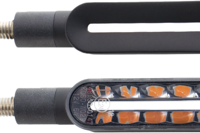 Koso Cyclone Led Turn Signals Sequential Black Pair