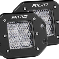 Rigid D-series Pro Diffused Flush Mount Light Pair - Atv Performance Products