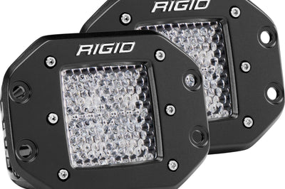 Rigid D-series Pro Diffused Flush Mount Light Pair - Atv Performance Products