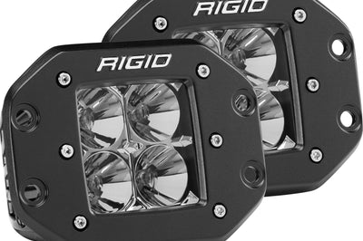 Rigid D-series Pro Flood Flush Mount Light Pair - Atv Performance Products