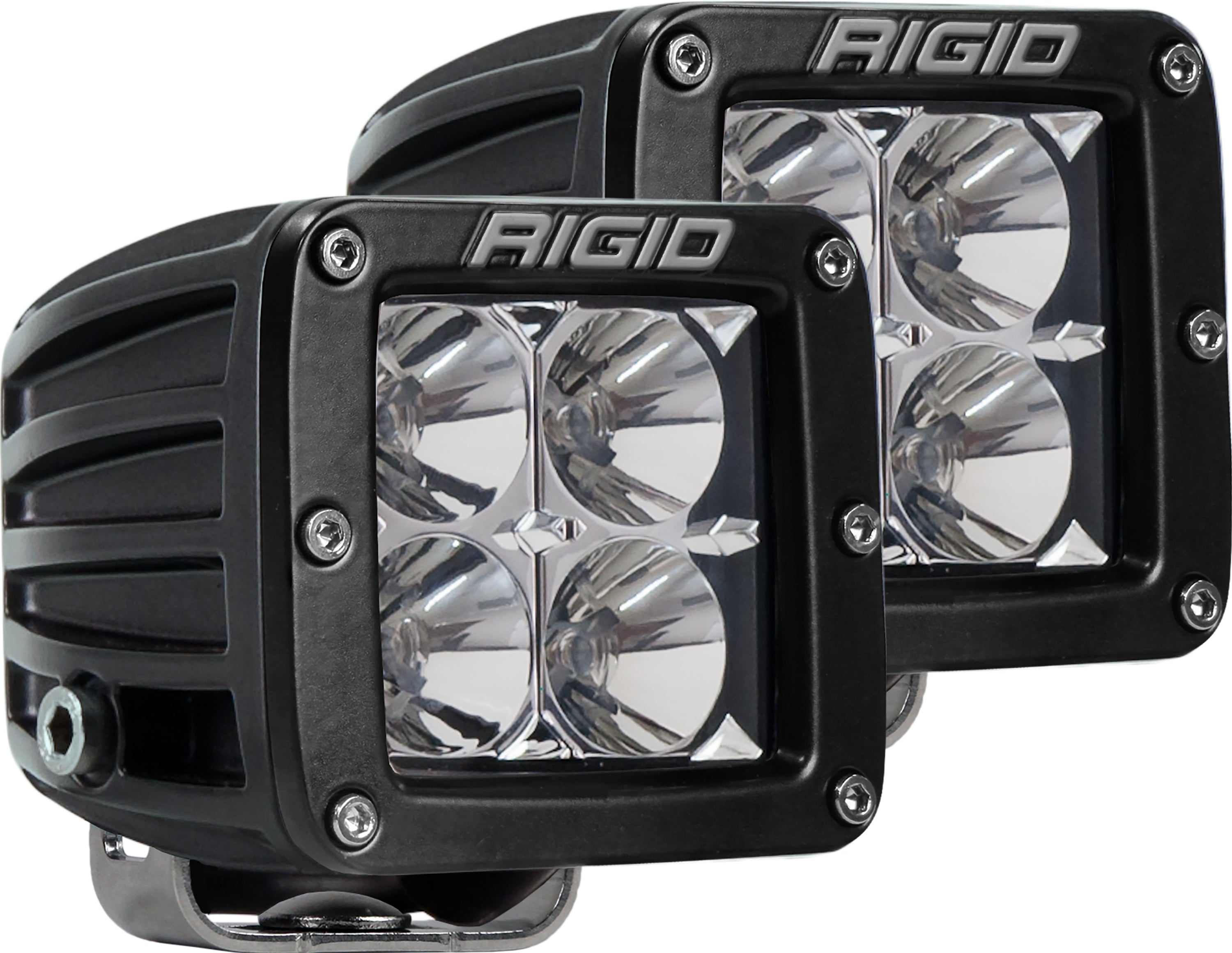 Rigid D-series Pro Flood Standard Mount Light Pair - Street Collection
