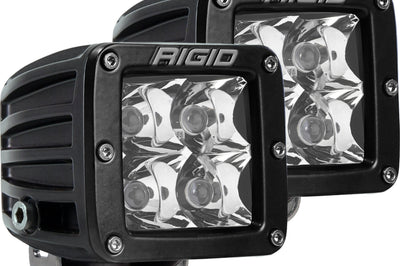 Rigid D-series Pro Spot Standard Mount Light Pair - Street Collection