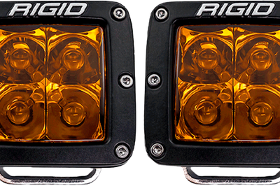 Rigid D-series Spot Amber Pro Pair - Atv Performance Products