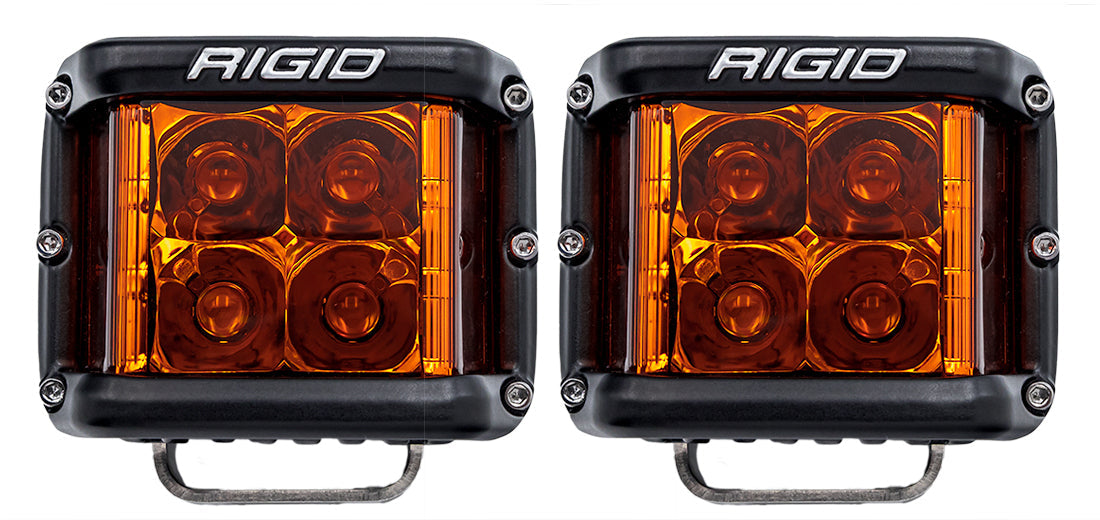 Rigid D-ss Series Spot Pair Amber Pro - Street Collection