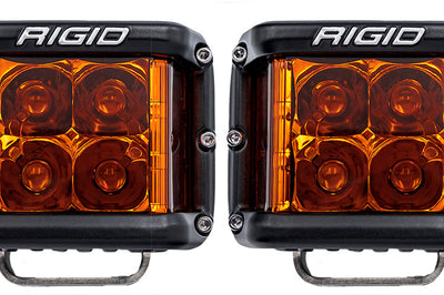 Rigid D-ss Series Spot Pair Amber Pro - Street Collection