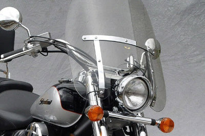 National Cycle Dakota 4.5 Windshield 18.25x23 - Light Grey