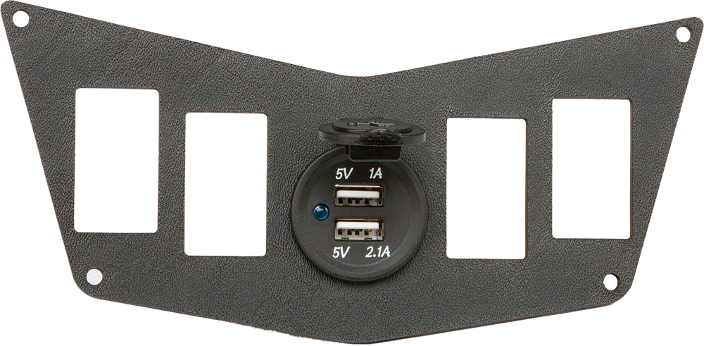 Flip Dash 4 Switch Plate W/usb - Atv Performance Products