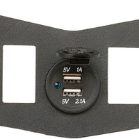 Flip Dash 4 Switch Plate W/usb - Atv Performance Products
