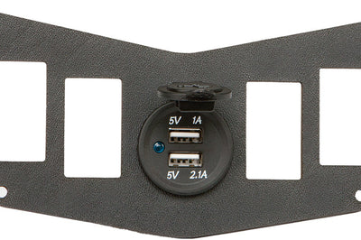 Flip Dash 4 Switch Plate W/usb - Atv Performance Products