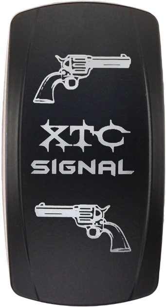 XTC POWER PRODUCTS Dash Switch Rocker Face Turn Signal Vertical Xtc