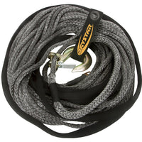 Daystar 80 Foot Winch Rope W/Loop End 3/8 x Black - Winches & Hitches