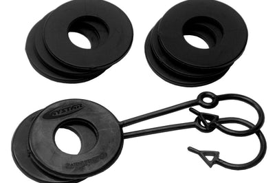 Daystar Black D Ring Isolator w/Lock Washer Kit - Suspension