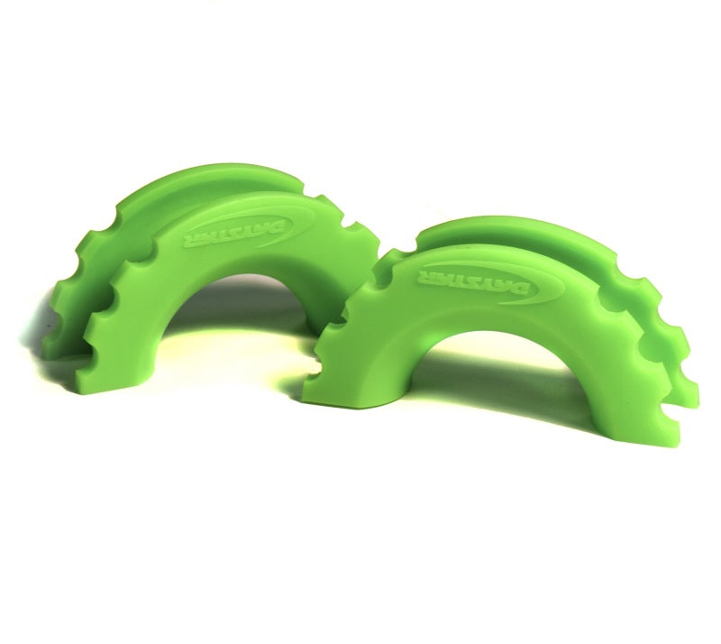 Daystar D-Ring Shackle Isolator Fluorescent Green Pair - Suspension
