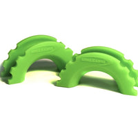 Daystar D-Ring Shackle Isolator Fluorescent Green Pair - Suspension