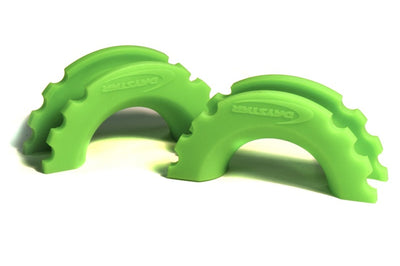 Daystar D-Ring Shackle Isolator Fluorescent Green Pair - Suspension