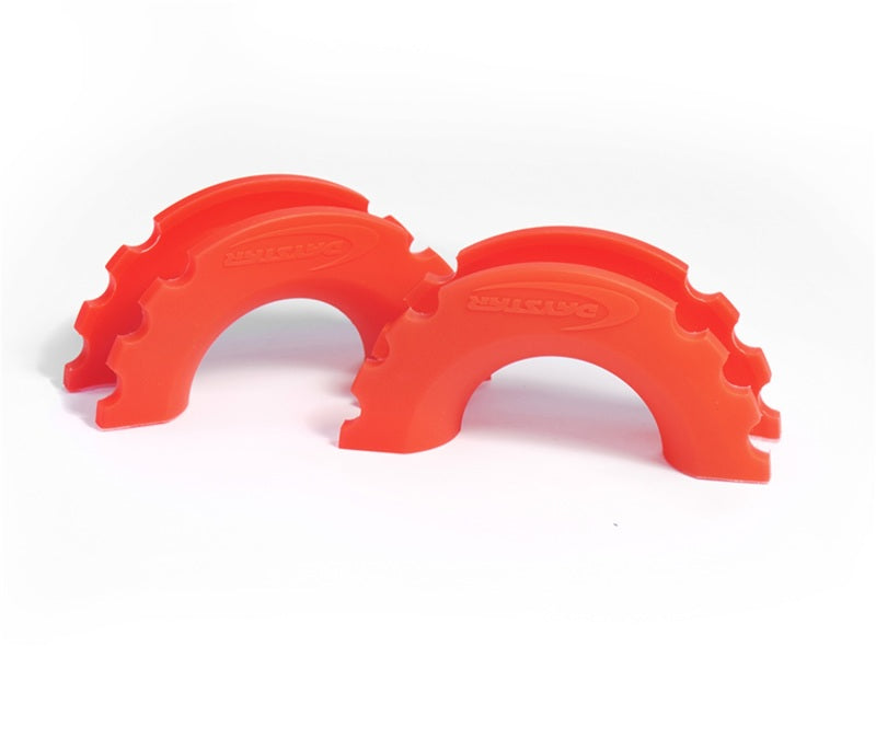 Daystar D-Ring Shackle Isolator Fluorescent Orange Pair - Suspension