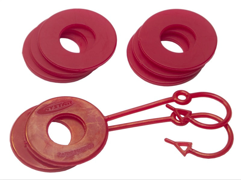 Daystar Red Locking D Ring Isolator w/Washer Kit - Suspension