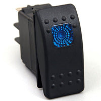 Daystar Rocker Switch Blue Light 20 AMP Single Pole Interior Accessories