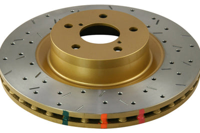 DBA 00-05 Lexus IS300 Rear Drilled & Slotted 4000 Series Rotor - Brakes Rotors Pads