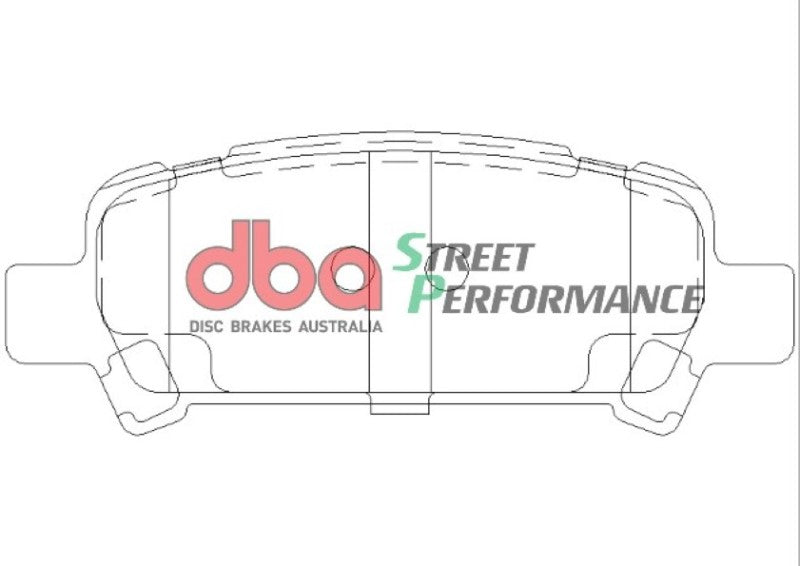 DBA 02-03 Subaru WRX SP500 Rear Brake Pads - Brakes Rotors &