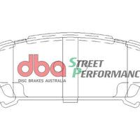 DBA 02-03 Subaru WRX SP500 Rear Brake Pads - Brakes Rotors &