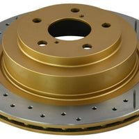 DBA 02-09 Subaru WRX STi/2017 BRZ w/Perf Pkg. 10 Hole Front Drilled & Slotted Street Series Rotor - Brakes Rotors Pads