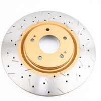DBA 03-05 Evo 8/9 Front Drilled & Slotted 4000 Series Rotor - Brakes Rotors Pads