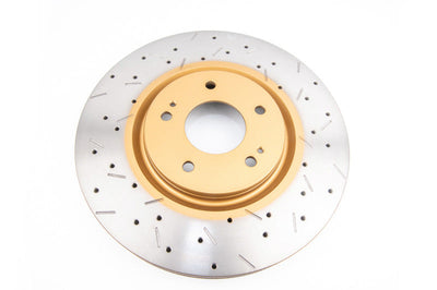 DBA 03-05 Evo 8/9 Front Drilled & Slotted 4000 Series Rotor - Brakes Rotors Pads