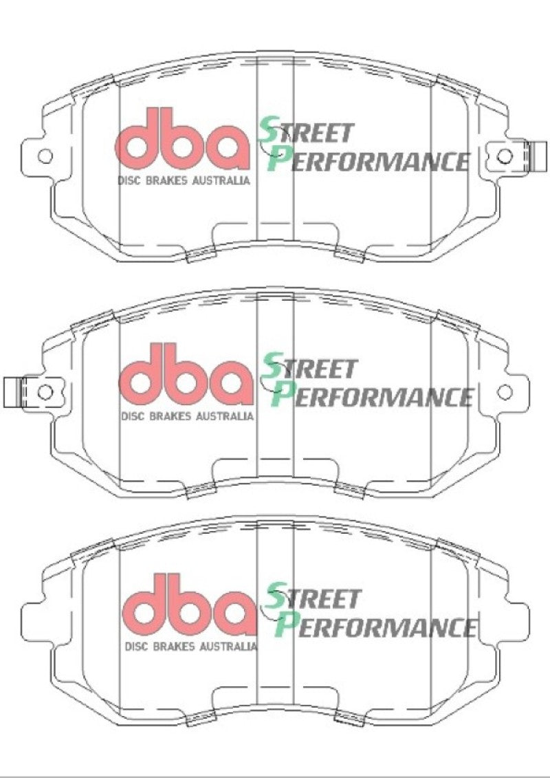 DBA 03-05 Subaru WRX / 08 SP500 Front Brake Pads - Brakes Rotors &