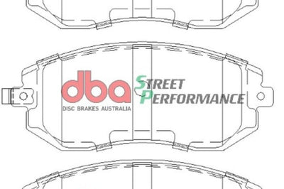 DBA 03-05 Subaru WRX / 08 SP500 Front Brake Pads - Brakes Rotors &