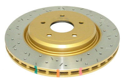 DBA 05-12 Corvette C6 w/Z06 pkg Rear Drilled & Slotted 4000 Series Rotor - Brakes Rotors Pads